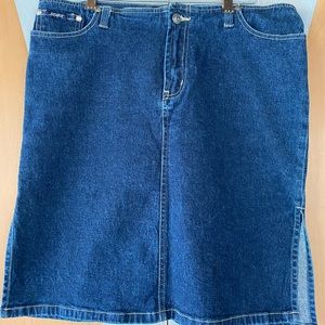 Squeeze - Stephen Hardy - Denim skirt with slits on both sides - Size 11/12